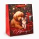 New Year's Gift Laminated Gift "Happy New Year", animals, Ml 23 x 27 x 11.5 cm, New Year