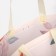 Household bag without fastening, beige color