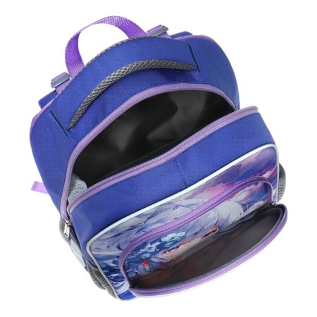School backpack Erich Krause ergoline 15l, 39 x 28 x 14 cm, ergonomic back, Kawaii Whale 60093-7