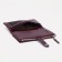 Women's wallet on the button, burgundy color
