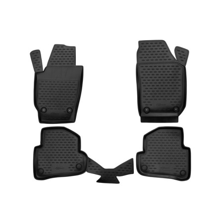 Rugs in the salon for Skoda Fabia (II, IIR), 2007-2014, 4 pcs.