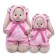 Soft toy "Bunny mi in a fur overalls", 25 cm