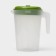 A jug with a lid Ricco, 2.5 l, 20 × 14.5 × 22 cm, green color
