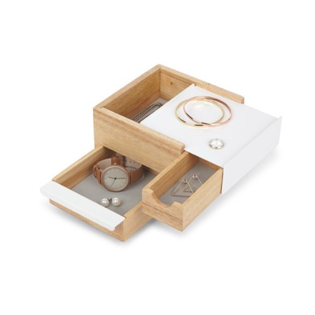 Stowit mini jewelry box, white-1