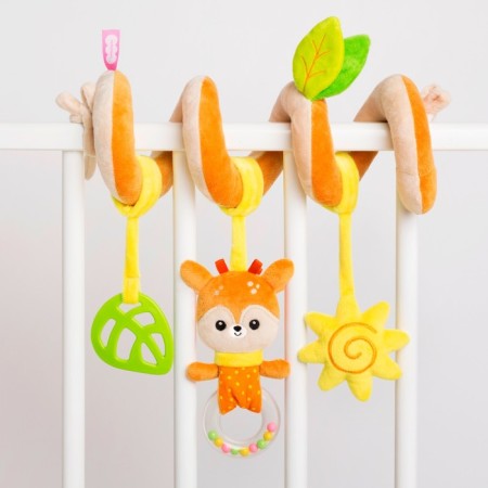 Stretching-spiral "Bembie deer", eruption, squeak, rattle, river 12-56-1