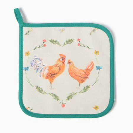 Take Ethel "Chicken and Rooster" 19x19 sarzha, 100% x/l, Vatin 250g/m2-1