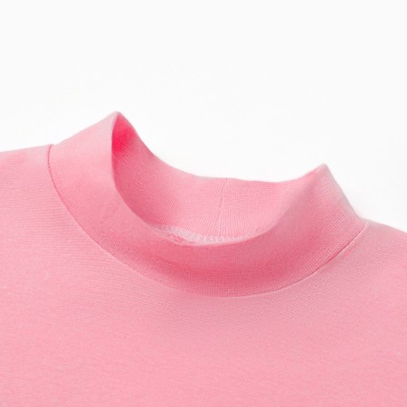 Turtleneck for girls, color is bright pink, height 98 cm-1