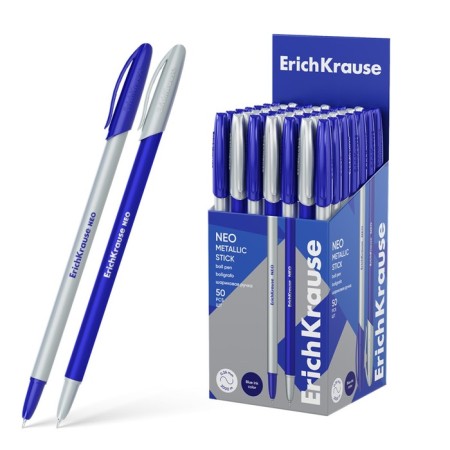 Ballic handle, Erichkrause, "Neo Stick Metallic" Knot 0.7 mm 2 km color blue blue