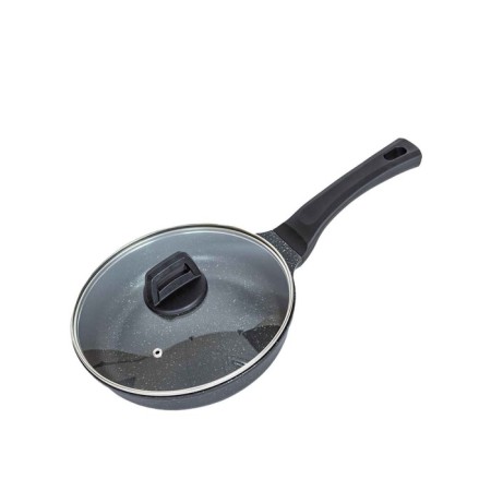Fusion fp2000l pan, with a lid, anti -stick coating, d = 20 cm, black color-10