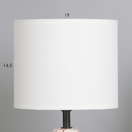 Table lamp "May" 1x40W E14 white 18x18x34cm-2