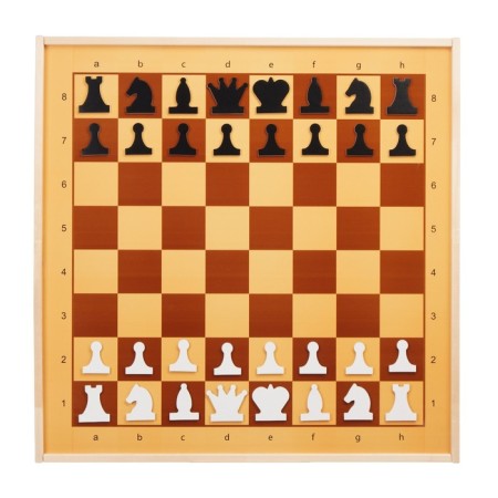 Demonstration chess and checkers 61 x 61 cm, on a magnetic board, king 6.4 cm-1