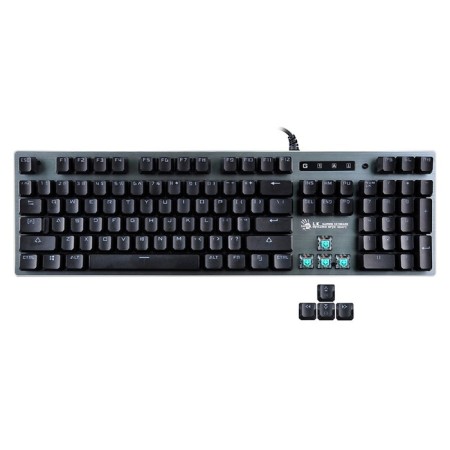 Keyboard A4Tech Bloody B765 Mechanical Gray USB for Gamer LED (B765 Grey/Neon (Green SW 10045-8