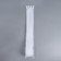 Lightning "Spiral", No. 7, detachable, waterproof, automatic lock, 70 cm, white color