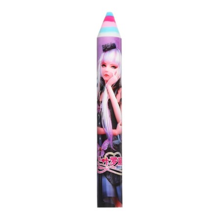Figure eraser in the form of a pencil "Princess", barcode on a thing, mix-3
