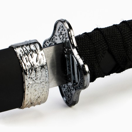 Souvenir weapon "Katana Orochi" 89 cm, blade 46 cm, scabbard, black, matte, b/stands-3