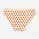 Panties female slips, beige color, rr 44-46