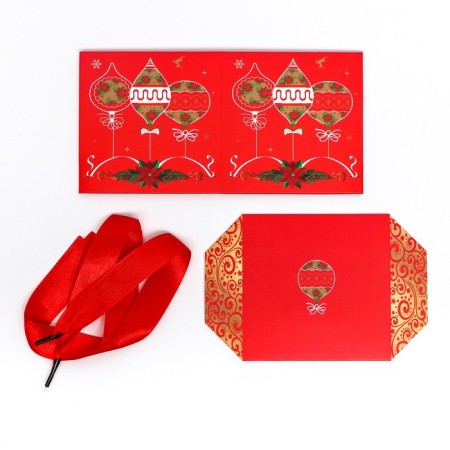 Self -assembly box "Christmas tree toys" 10 x 10 x 10 cm-4