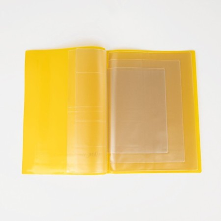Folder for 3 sets of documents, yellow color-2