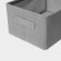 Storage box LadOM, 29 × 20 × 14 cm, color gray color
