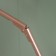 Sushilka for linen is floor folding, working length 20 m, height from the floor 95 cm, width 54 cm, color pink gold