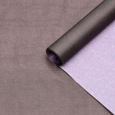 Floristic black-lilac parchment, 0.6 x 10 m, 52 g/m2