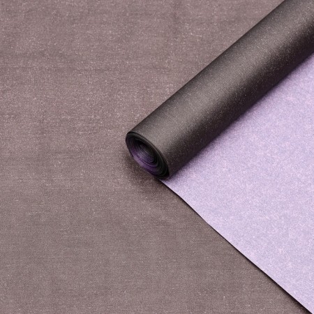 Floristic black-lilac parchment, 0.6 x 10 m, 52 g/m2
