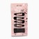 Invisible black 12 pcs, 5 cm, hairpin click-crac 4 pcs, 5 cm, set, princesses