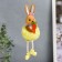 Souvenir "Bunny in a fur coat with carrots" mix 6x12 cm