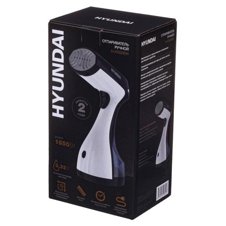 Hyundai H-HS02834, manual, 1650 W, 320 ml, cord 2 m, blue-white-3