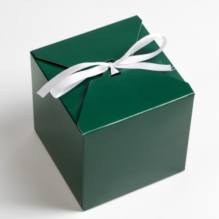 Folding emerald box, 10 x 10 x 10 cm-1