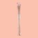 Knitting needles, straight lines, d = 4 mm, 35 cm, 2 pcs