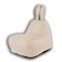 A chair "Bunny" with ears Small, size 70x70x80 cm