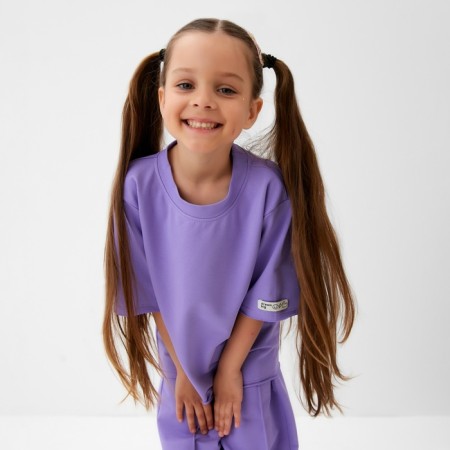 Children's T -shirt KAFTAN, p. 32 (110 - 116 cm), lilac-5