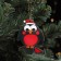 Herbal toy Bilateral "Bullfinch on a branch", 9x6 cm