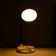 Parasol table lamp LED, from USB/AKB 6 W, Sensor 3000-6000 white 14x10x37 cm Risalux 1006342