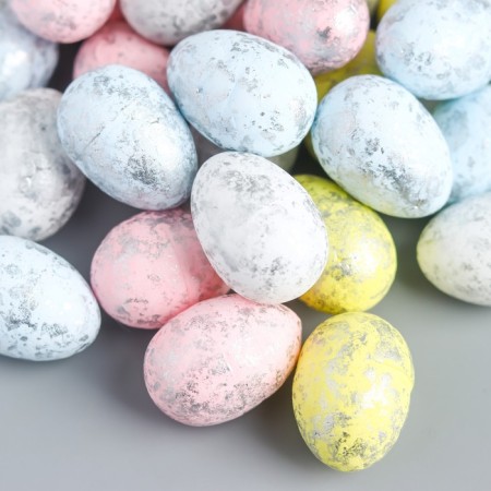 Easter "egg - golden overflows" set of 50 pcs multi -colored 2.5x1.8x1.8 cm-1