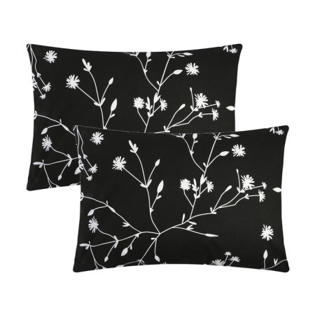 Set of pillowcases "Ethel" White Flowers (type 3) 50x70 cm - 2 pcs, 100% cotton, pylin
