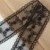 Lace on a grid, 50 mm × 11 ± 1 m, black color