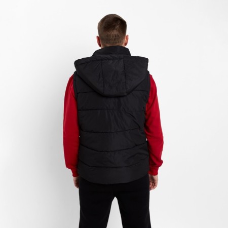 Warm vest of men's, black color, size 54-4