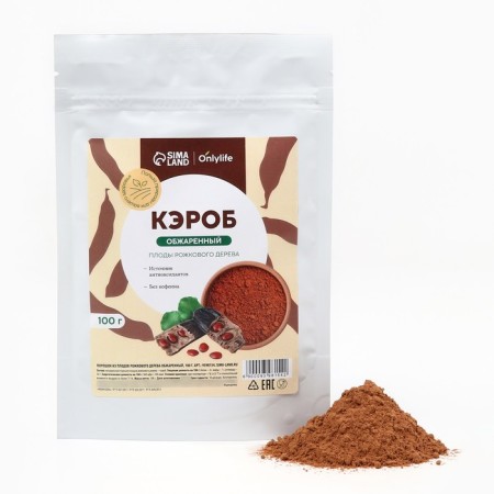 Carbone fried, natural substitute for sugar and cocoa, 100 g.-1
