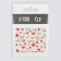 Slider - Nail Design "Pink Waltz", packing 6 pcs, pink/green color