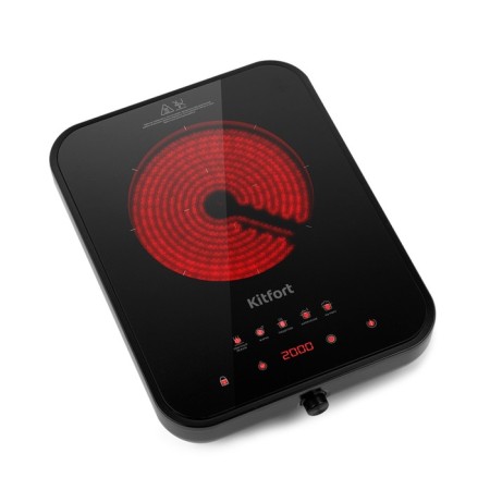 Infrared plate KitFort KT-141, 2000 W, cord 1.2 m