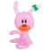 Toy inflatable "Bunny", 35 cm, pink color