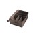 Organizer for accessories and small things suspended, 14 pockets, bilateral, brown color