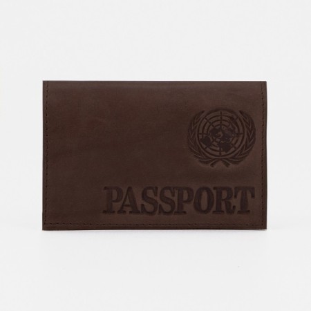 Passport cover, brown color