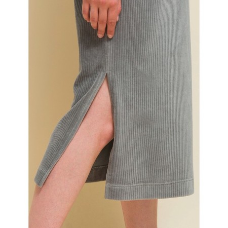 Female dress, size Xs, gray color-9