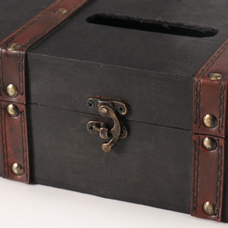 Casket tree napkin "Black suitcase" 14x23x9 cm-3