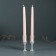 Glass candlestick, plastic "glasses" silver set 2 pcs 10.5x3x3 cm