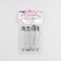 English pins, 75 mm, 6 pcs, silver color