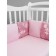 The side in the crib is 12 objects, the color is pink
